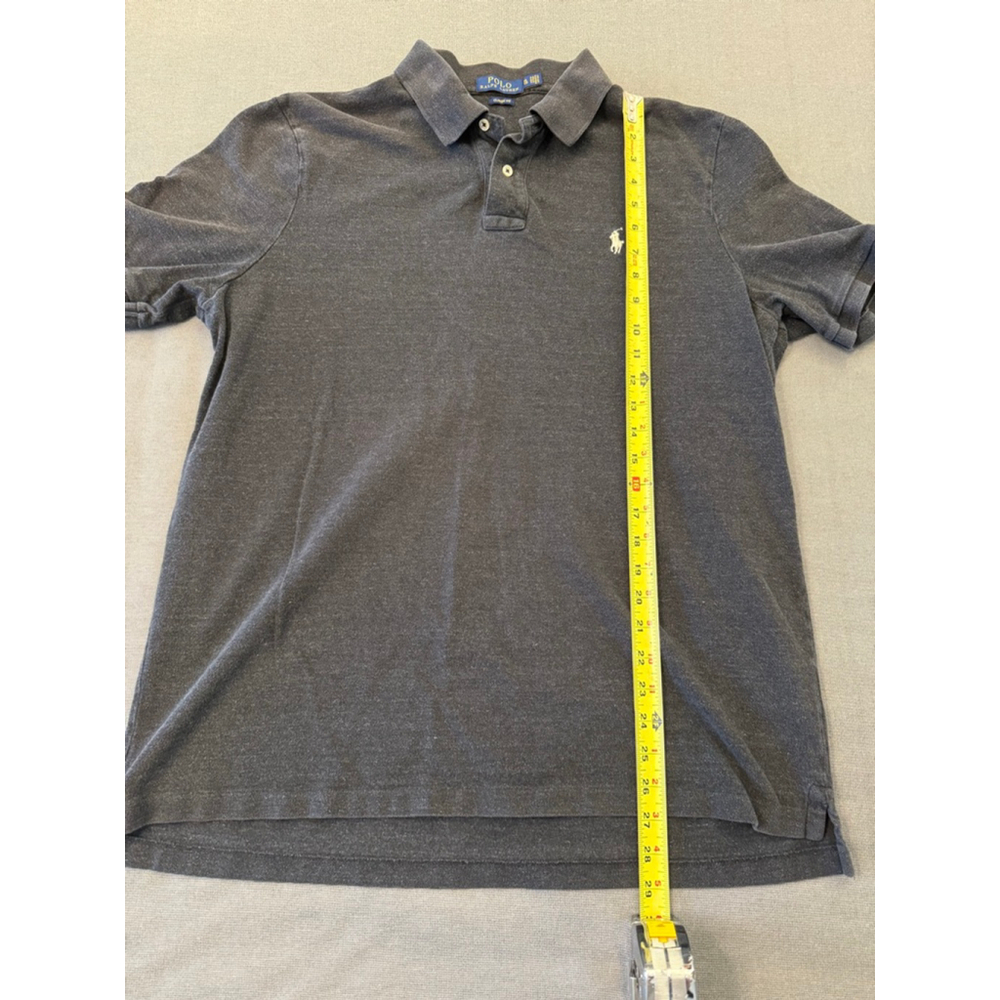 Polo Ralph Lauren men's gray classic-fit 100% cotton polo Size XL - Picture 8 of 11